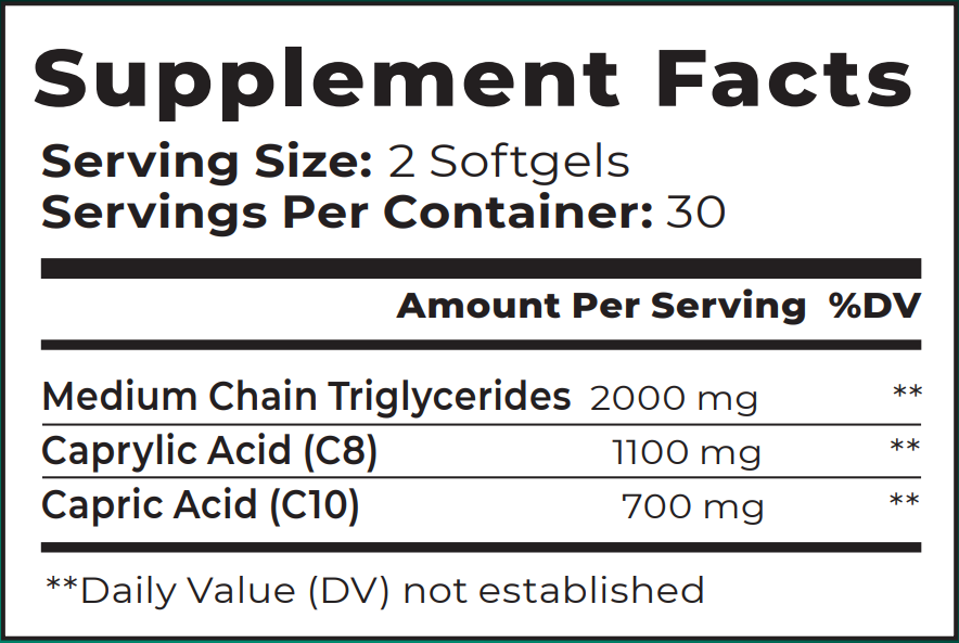 MCT Oil  C8 & C10