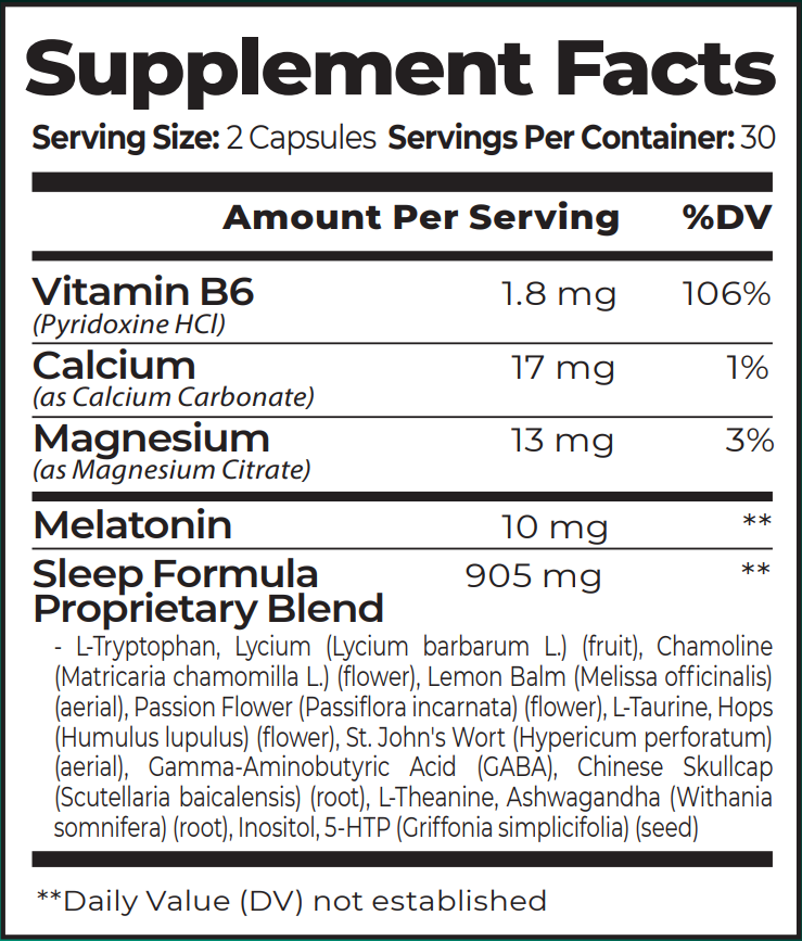 MELATONIN+ FORMULA 10 mg