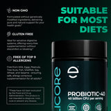 PROBIOTIC-40 with Prebiotics & MAKTREK® Bi-Pass Technology